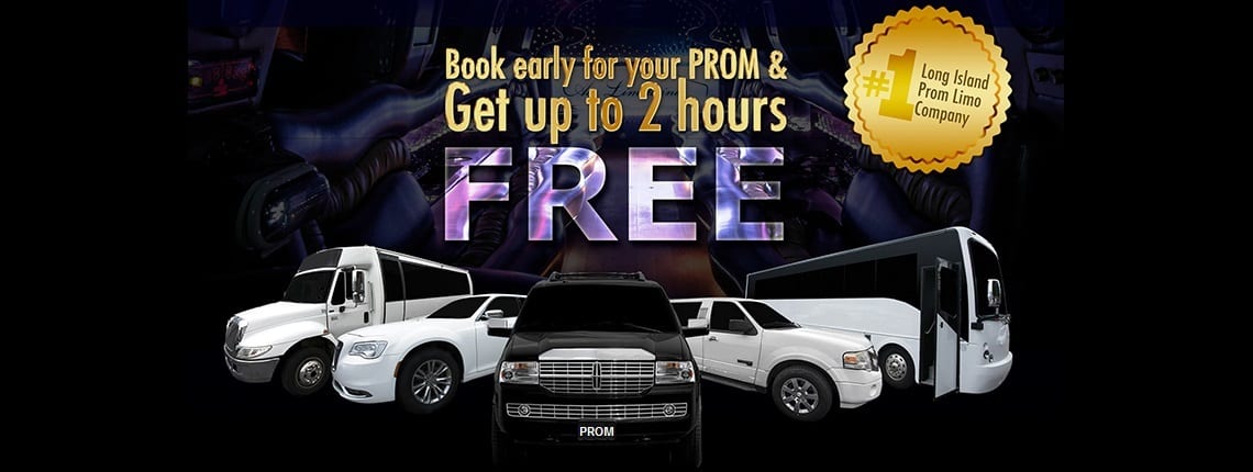 Prom Limo Party Bus Packages - 2 Hours Free